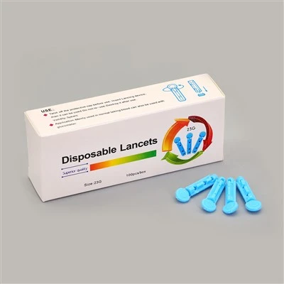 21G - 33G Lancet Glúcóis Indiúscartha