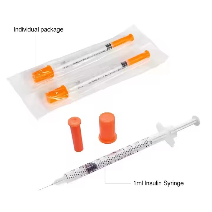 Disposable Sterile Insulin Syringe For Hospital Clinic