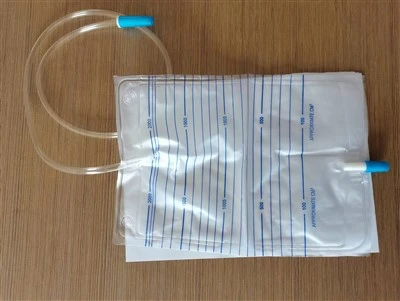Bailitheoir fual 2000ml Díghalrú Ospidéal Draenála Cataitéir Draenála Míochaine PVC Málaí Fual Plaisteach Plaisteach